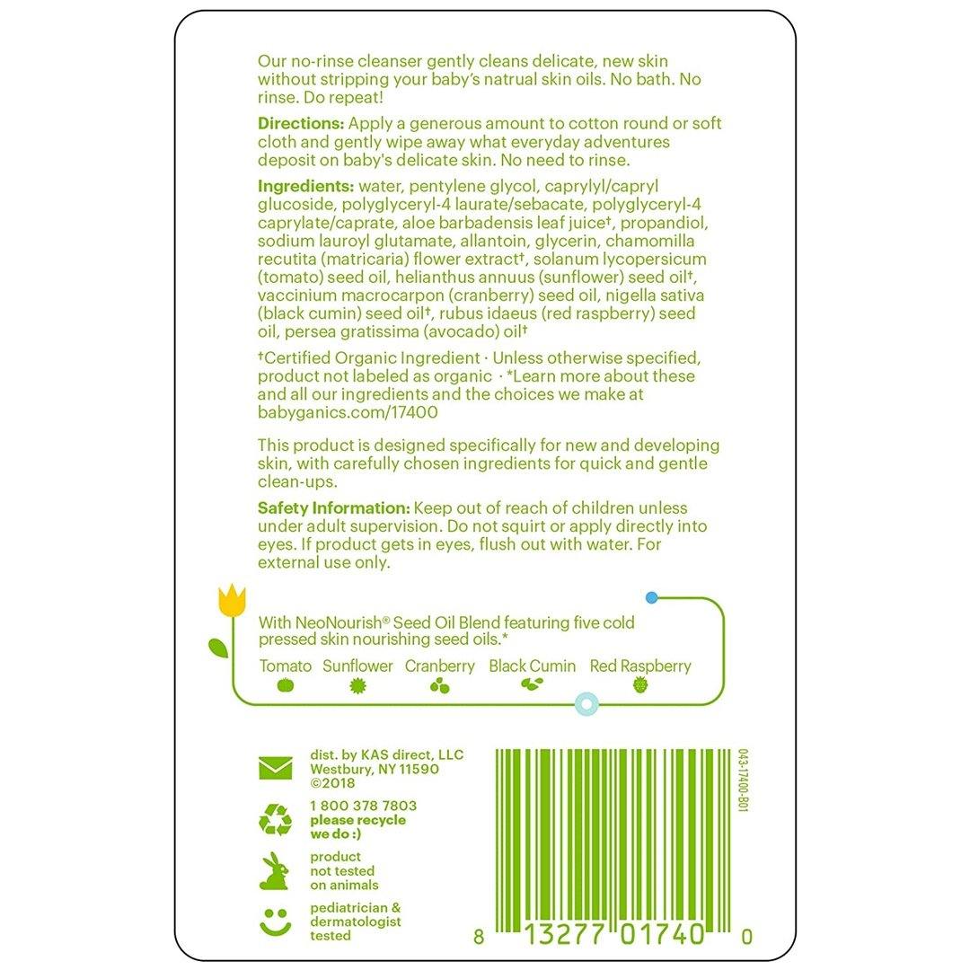 Água Micelar Infantil Babyganics 147ML - Babyganics Babytunes