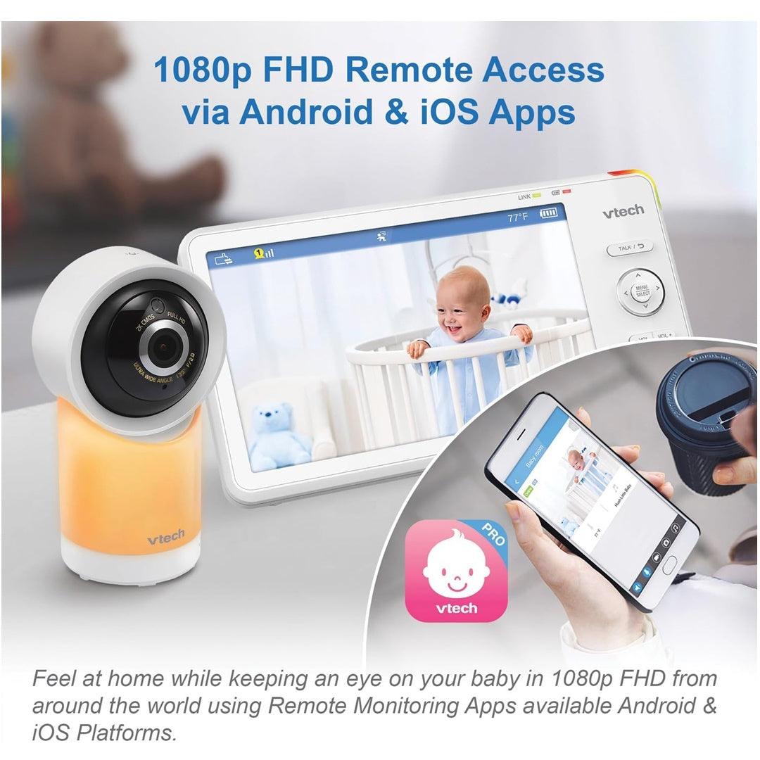 Babá Eletrônica VTech RM7766HD com Tela 7" Smart Wi-Fi 1080p - vTech Babytunes