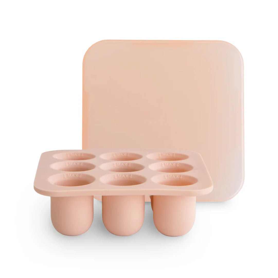 Mushie Fresh Food Feeder Freezer Tray Blush