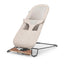 UPPAbaby Mira 2-in-1 Bouncer and Seat - Charlie (Sand Melange / Black Frame / Walnut Wood)