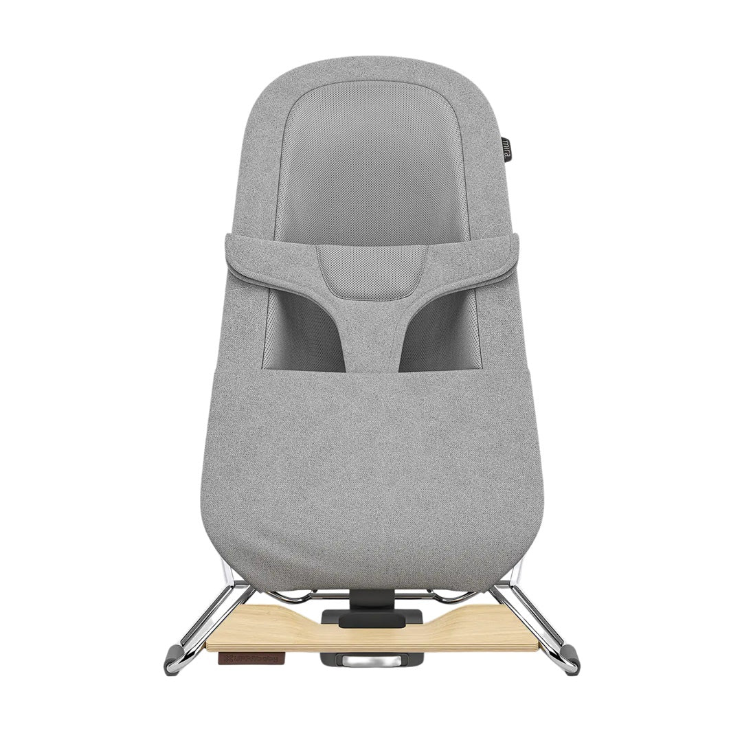 UPPAbaby Mira 2-in-1 Bouncer and Seat - Stella (Grey Melange / Silver Frame / Maple Wood)