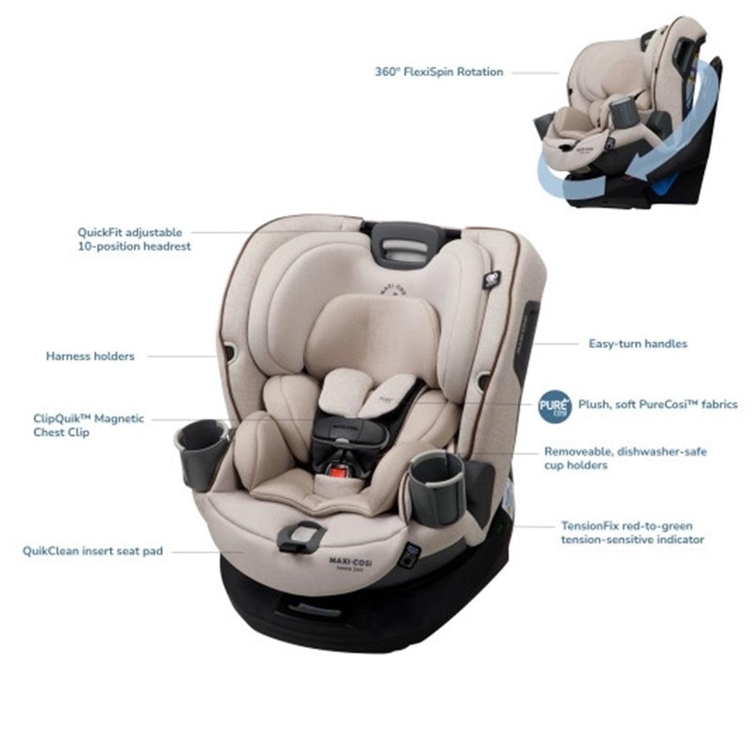 Cadeirinha De Bebê Para Carro Maxi-Cosi Emme 360° Giratório All-in-One Urban Wonder - Maxi-Cosi Babytunes