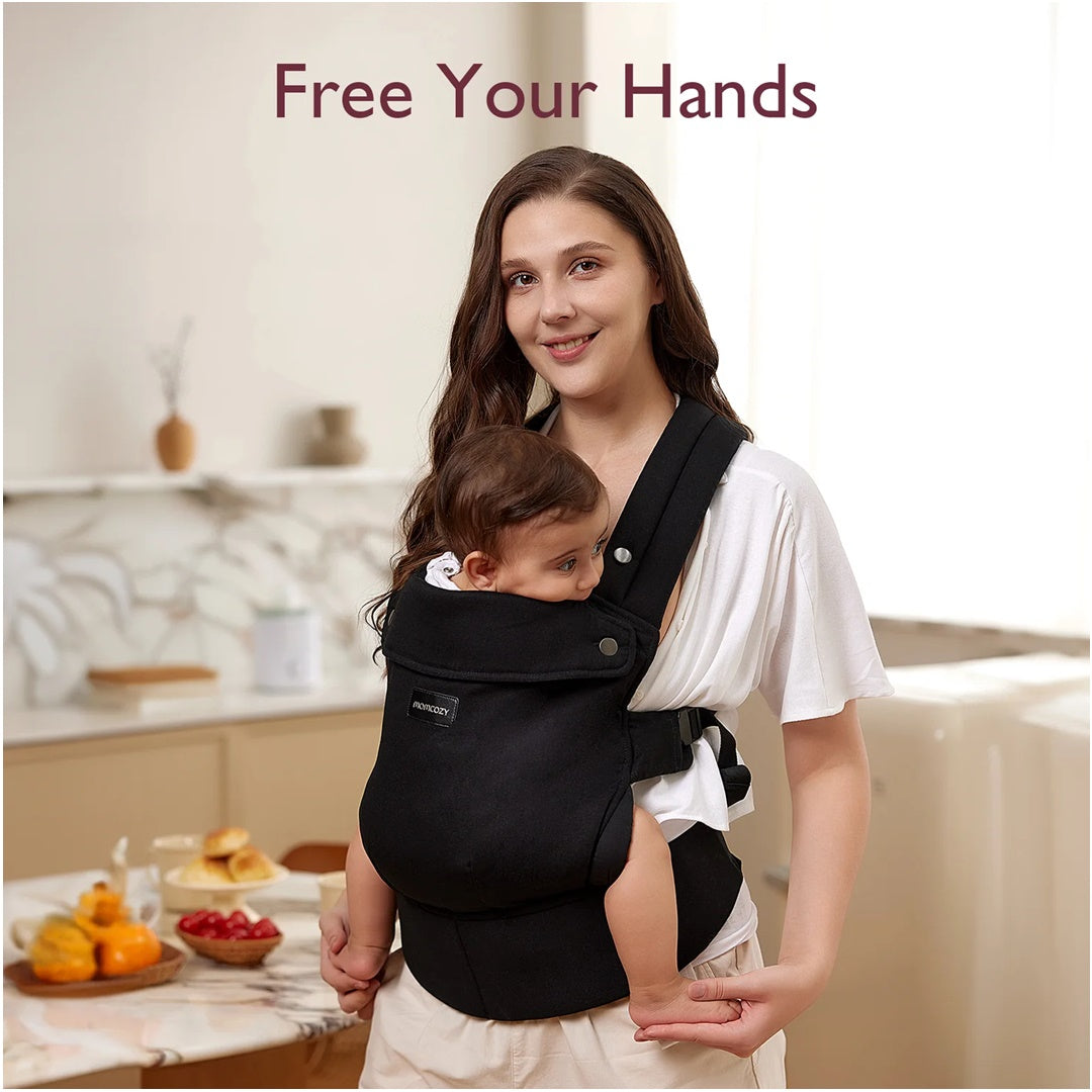 Momcozy Baby Carrier - Newborn to Toddler Black