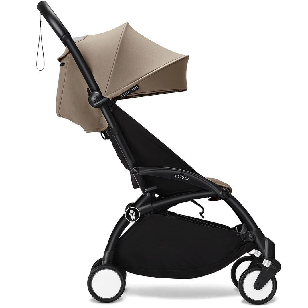 Stokke YOYO³ Stroller - Taupe On Black