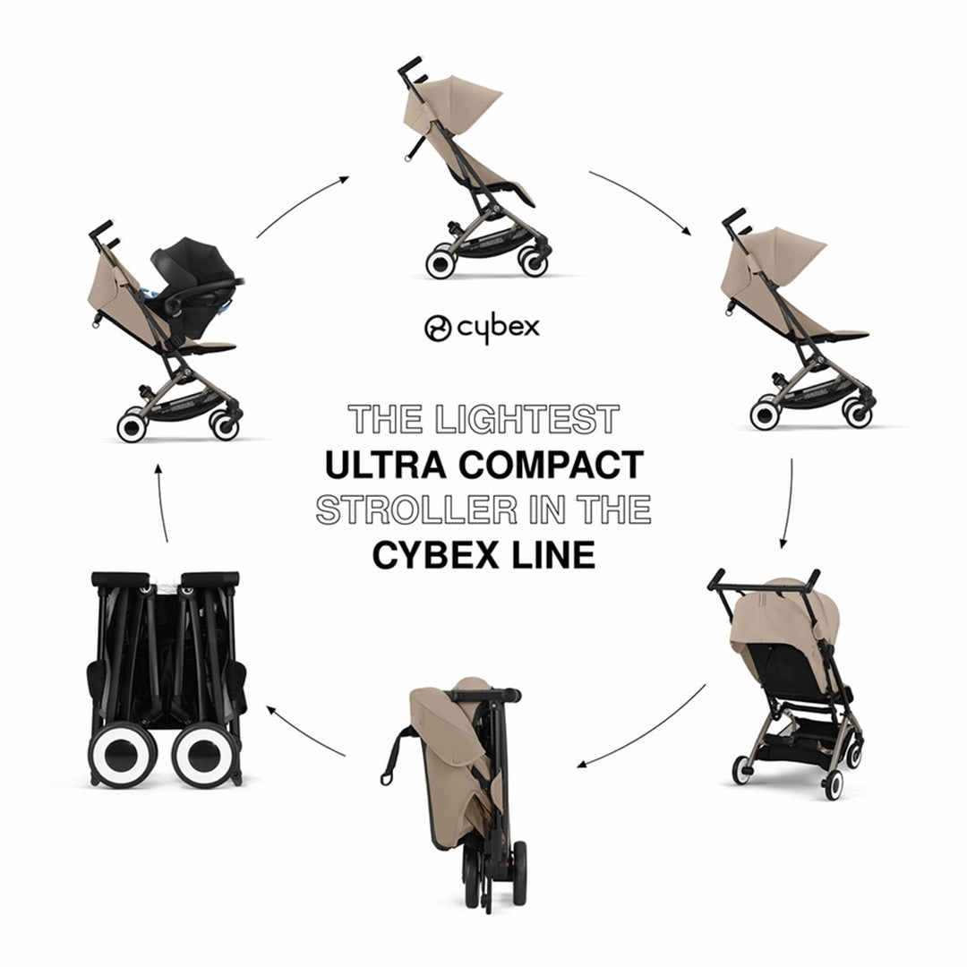 Cybex Libelle 2 Compact Stroller - Almond Beige