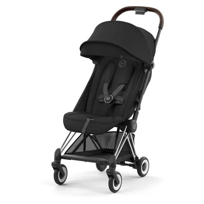 Carrinho De Bebê Cybex Coya Chrome Sepia Black - Cybex Babytunes