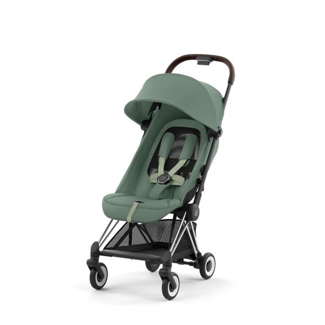 Carrinho De Bebê Cybex Coya Chrome Leaf Green - Cybex Babytunes