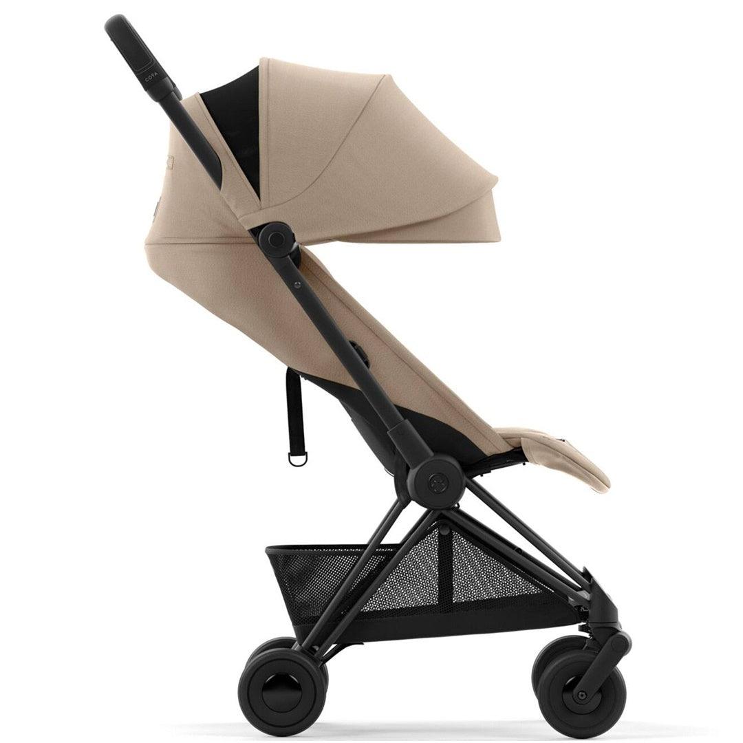 Carrinho De Bebê Cybex Coya Matt Black Cozy Beige - Cybex Babytunes