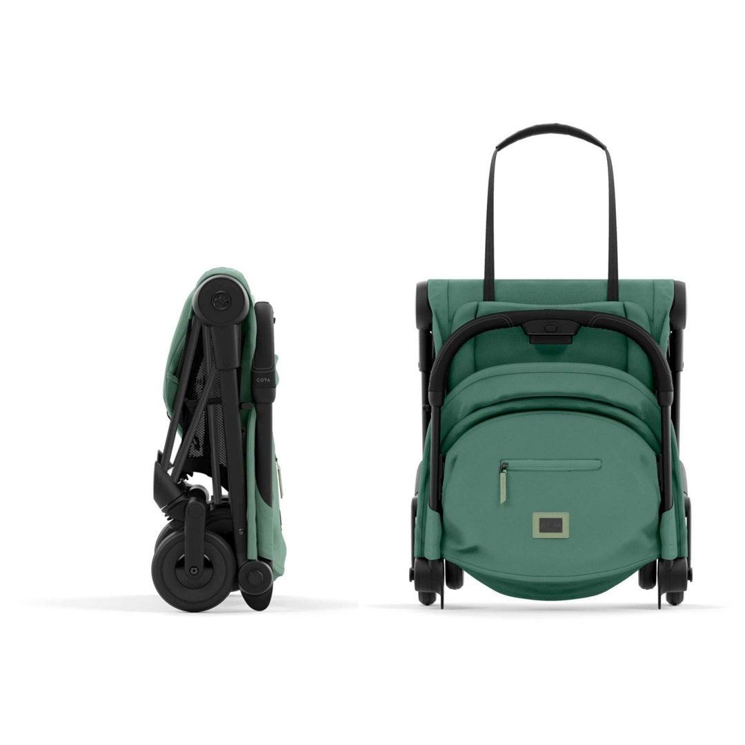 Carrinho De Bebê Cybex Coya Matt Black Leaf Green - Cybex Babytunes