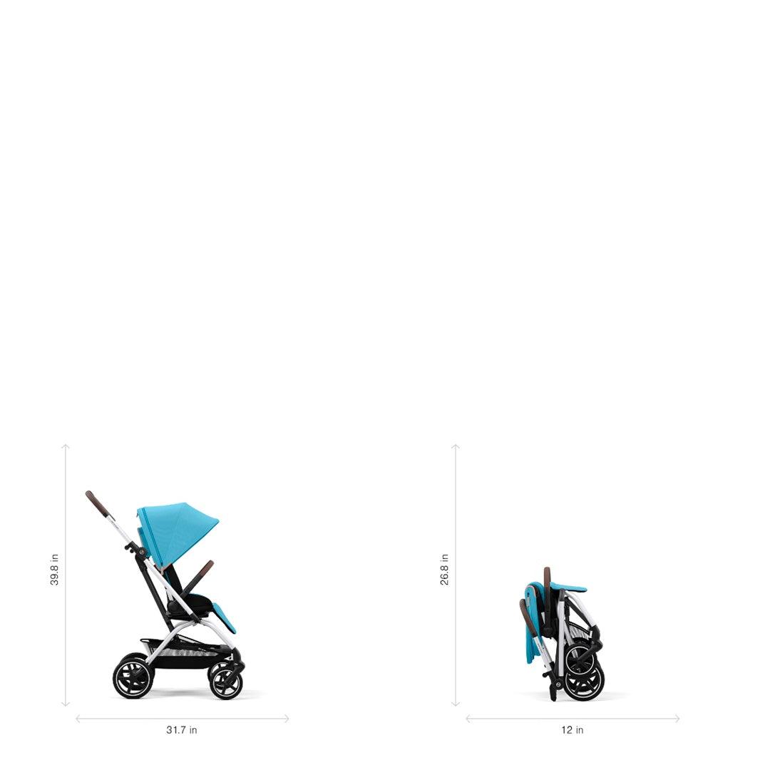 Carrinho De Bebê Cybex Eezy S Twist+2 Lava Grey - Cybex Babytunes