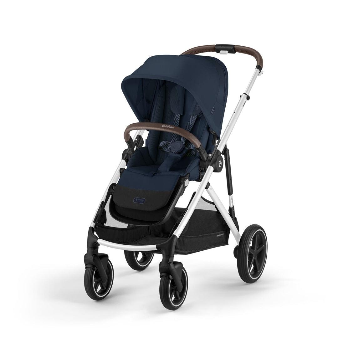 Carrinho De Bebê Cybex Gazelle S Ocean Blue (Silver Frame) - Cybex Babytunes