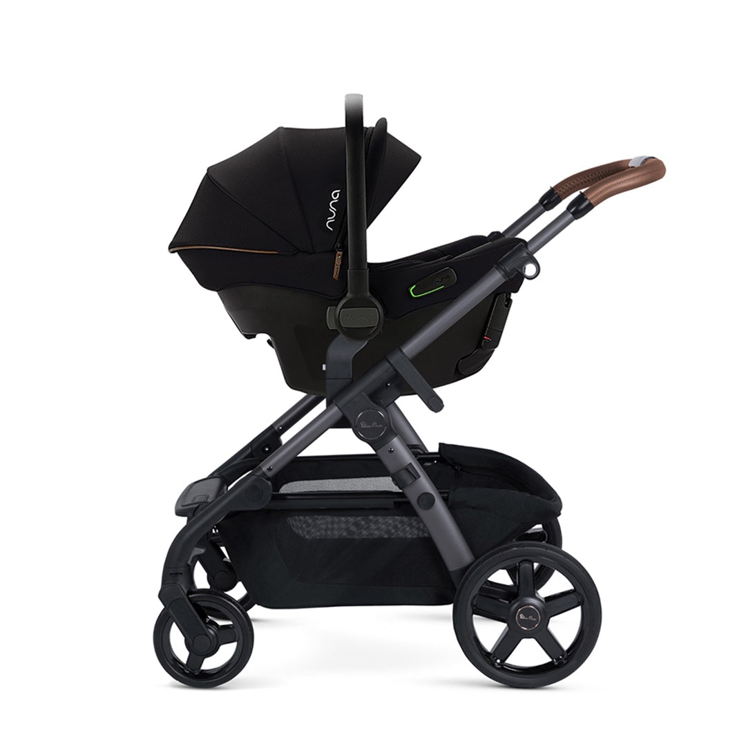 Silver Cross Wave 3 Single-to-Double Stroller - Licorice