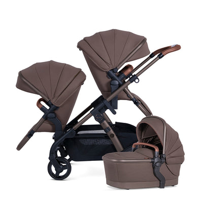 Silver Cross Wave 3 Single-to-Double Stroller - Caramel