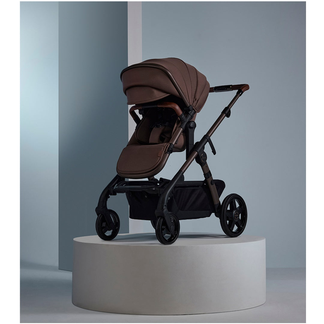 Silver Cross Wave 3 Single-to-Double Stroller - Caramel