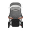 Uppababy Vista V3 Stroller - Greyson Charcoal Mélange/Carbon Frame/Saddle Leather