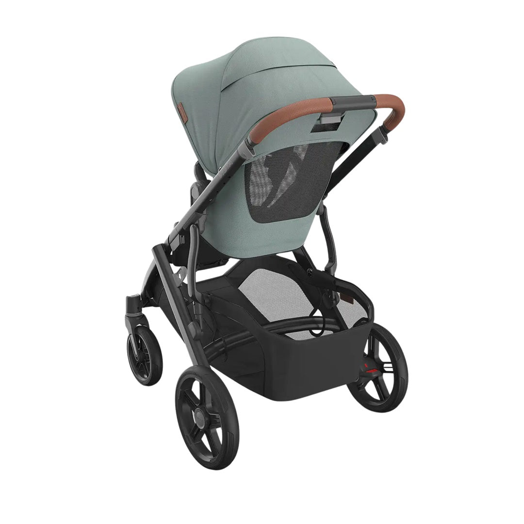 Uppababy  Vista V3 - Stroller Kenzi Mystic Aqua/Carbon Frame/Saddle Leather