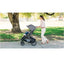 Uppababy Vista V3 Stroller - Callum Stone Blue/Silver Frame/Sand Leather