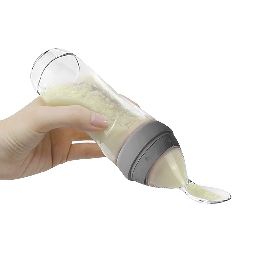 Haakaa Silicone Baby Food Dispensing Spoon Feeder 4oz - Grey