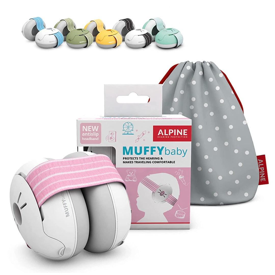 Fone Com Proteção Auditiva Infantil Alpine Muffy Baby Rosa - Alpine Muffy Babytunes