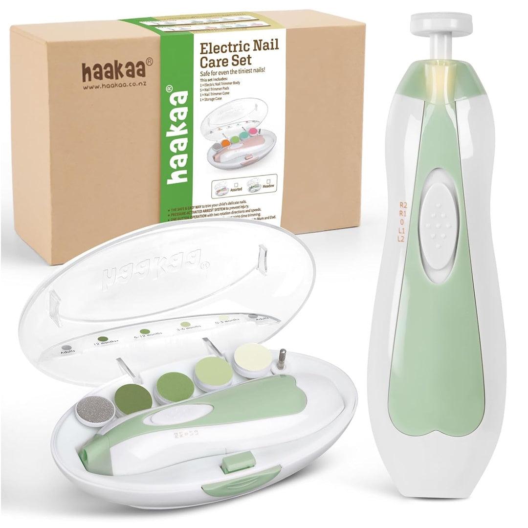 Lixa De Unha Elétrica Para Bebês Haakaa Verde - Haakaa Babytunes