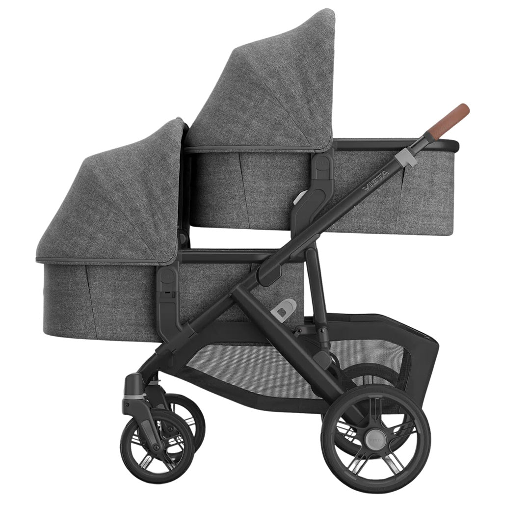 UPPAbaby Bassinet V - Gwen Green Melange/Carbon Frame