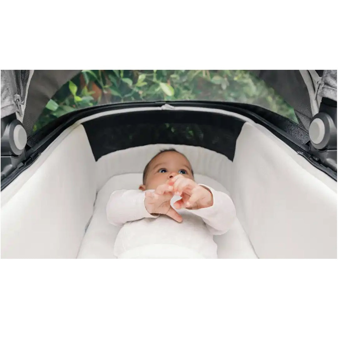 Uppababy Bassinet V3 - Theo Dark Taupe/Silver Frame