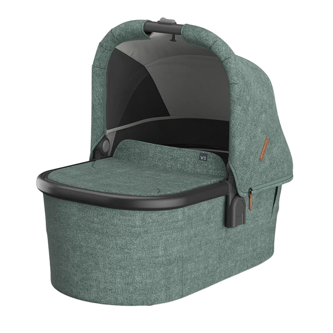 UPPAbaby Bassinet V - Gwen Green Melange/Carbon Frame