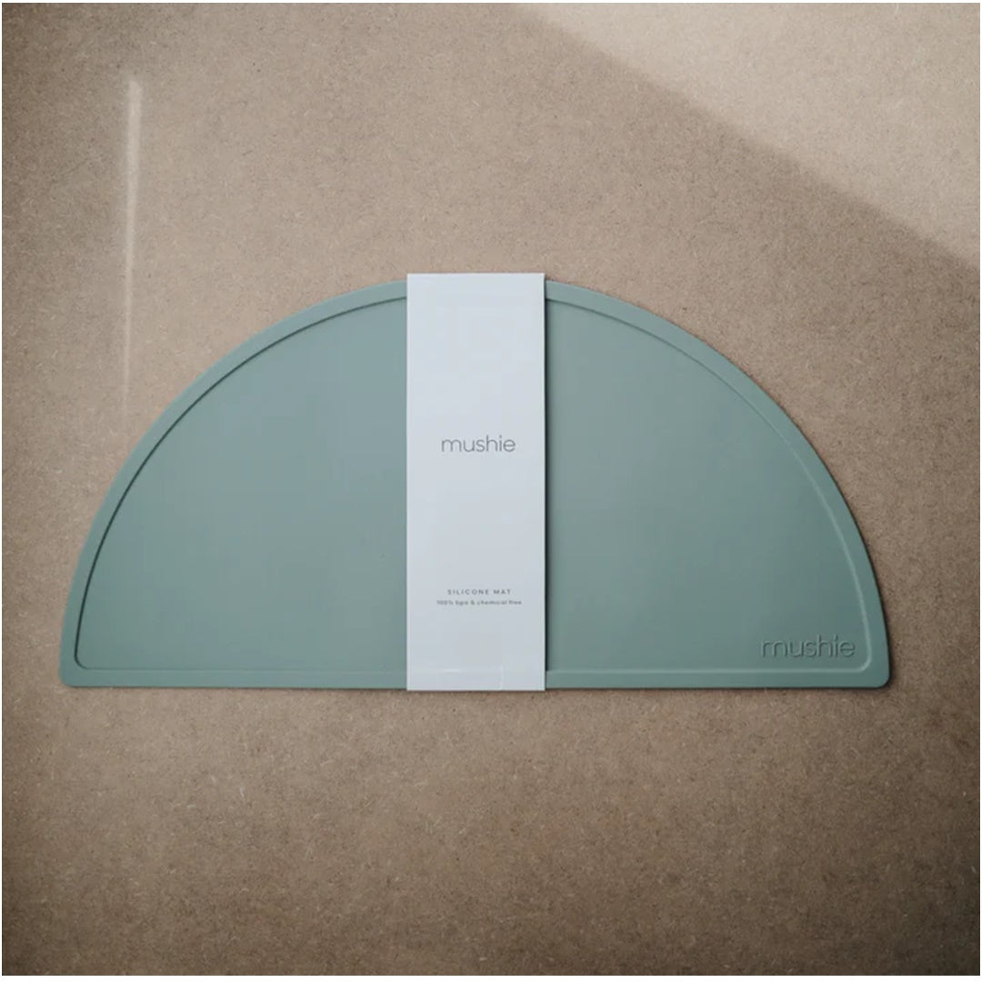 Mushie Silicone Placemat Cambridge Blue