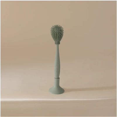 Mushie Silicone Baby Bottle Brush Cambridge Blue