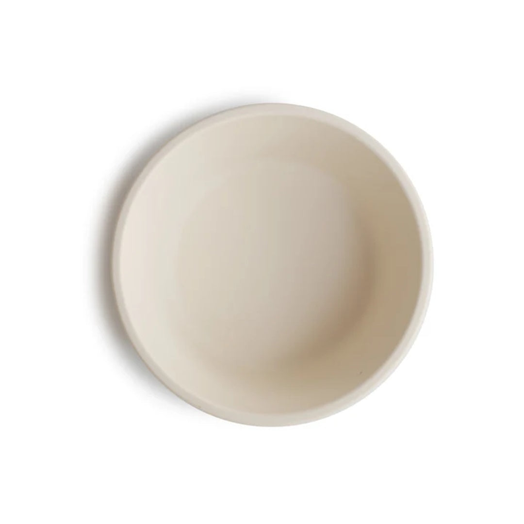 Mushie Silicone Suction Bowl Ivory