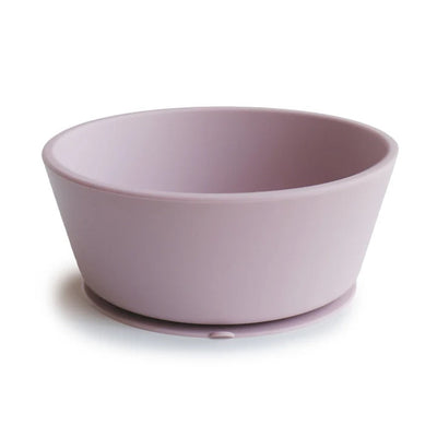 Mushie Silicone Suction Bowl Soft Lilac