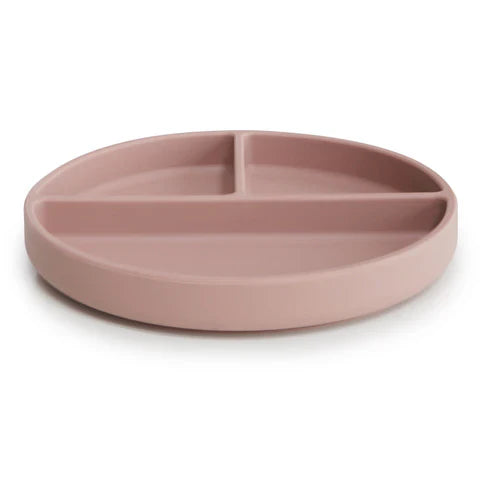 Mushie Silicone Suction Plate - Blush