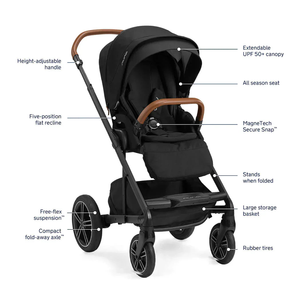 Nuna Mixx Next + Pipa Urbn Travel System - Caviar