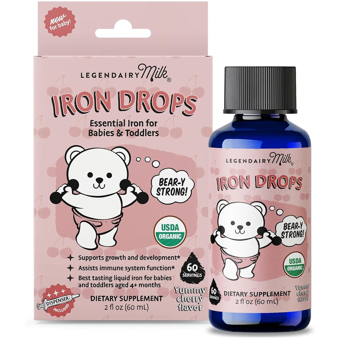 Legendairy Milk Organic Baby and Toddler Iron Drops