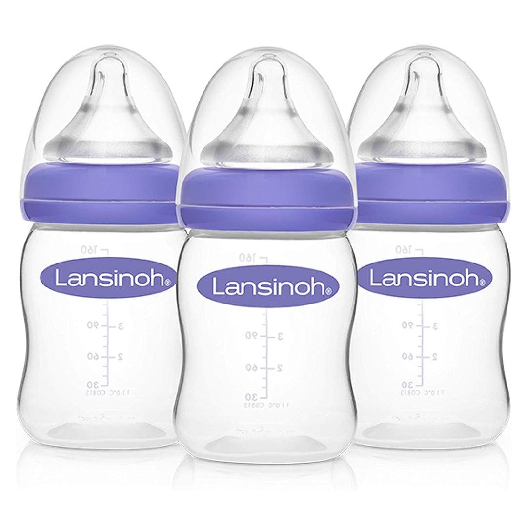 Kit Mamadeira Lansinoh Momma 3 Peças Transparente 160ML - Lansinoh Babytunes